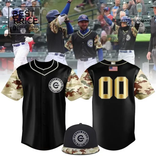 South Bend Cubs Military Appreciation Special Edition Jersey