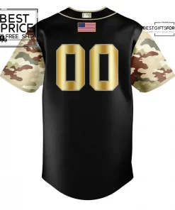 Military Appreciation Night x South Bend Cubs Special Edition Baseball Jersey 3