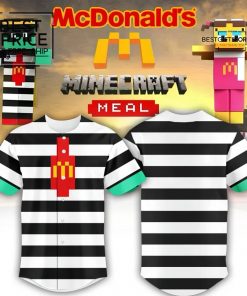 Minecraft Zombie Hamburglar x McDonald’s Baseball Jersey