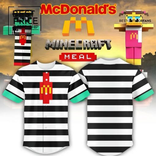 Minecraft Zombie Hamburglar x McDonald’s Baseball Jersey