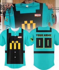Minecraft x McDonald’s Diamond Block & Steve Baseball Jersey