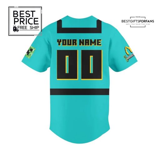 Minecraft x McDonald’s Diamond Block & Steve Baseball Jersey