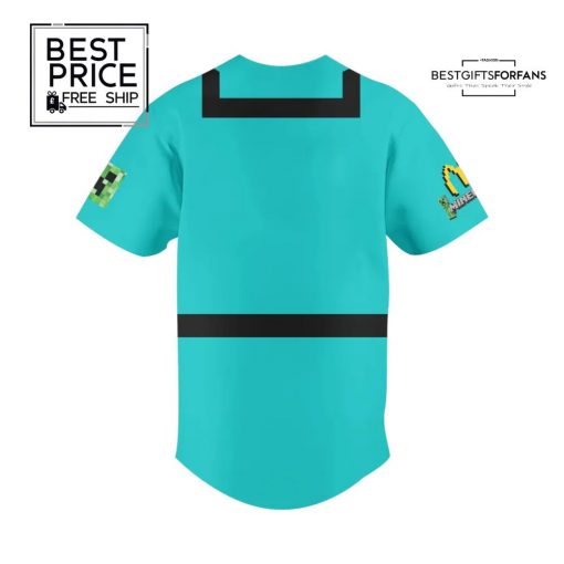 Minecraft x McDonald’s Diamond Block & Steve Baseball Jersey