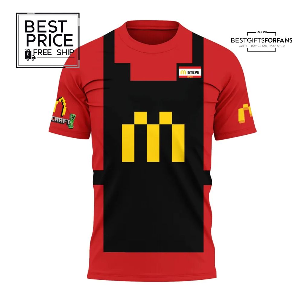 Minecraft Fry Helmet x McDonald's T-Shirt Minecraft Fry Helmet x McDonald's T-Shirt