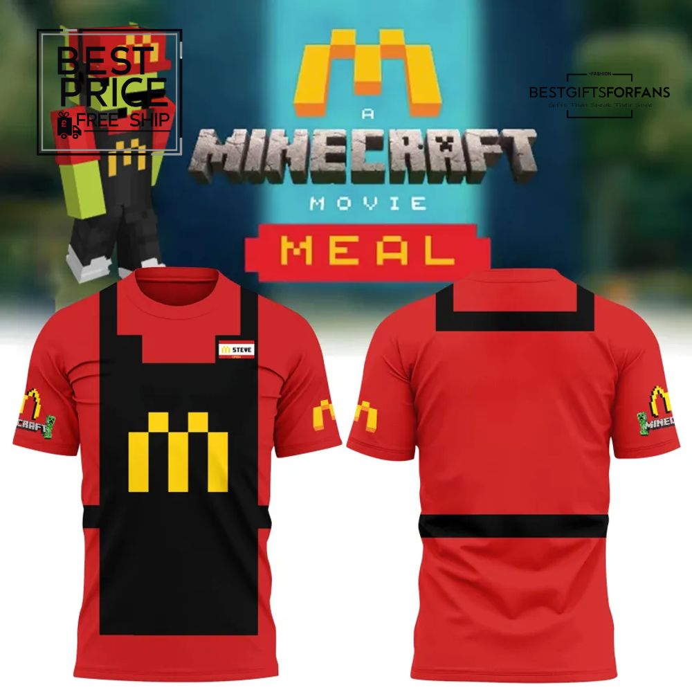 Minecraft Fry Helmet x McDonald's T-Shirt Minecraft Fry Helmet x McDonald's T-Shirt