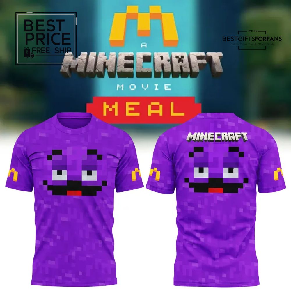 Minecraft Movie Meal x McDonald's T-Shirt Minecraft Movie Meal x McDonald's T-Shirt