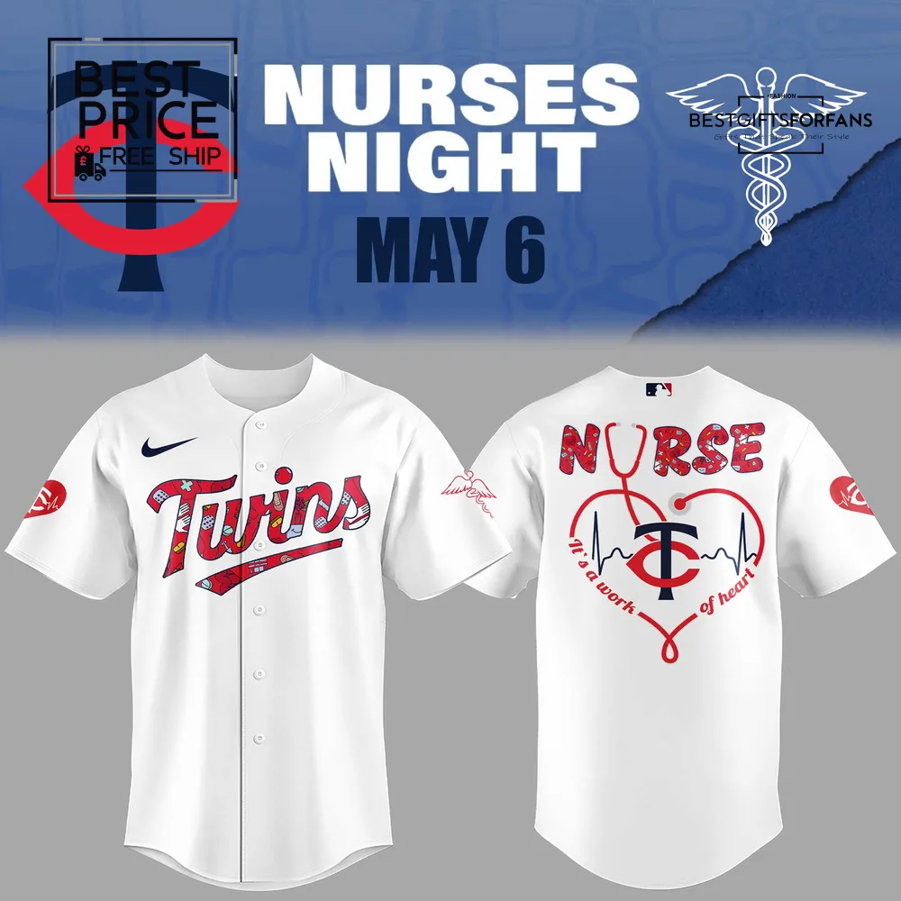 Minnesota Twins Nurses Appreciation Limited Edition Baseball Jersey Minnesota Twins Nurses Appreciation Limited Edition Baseball Jersey