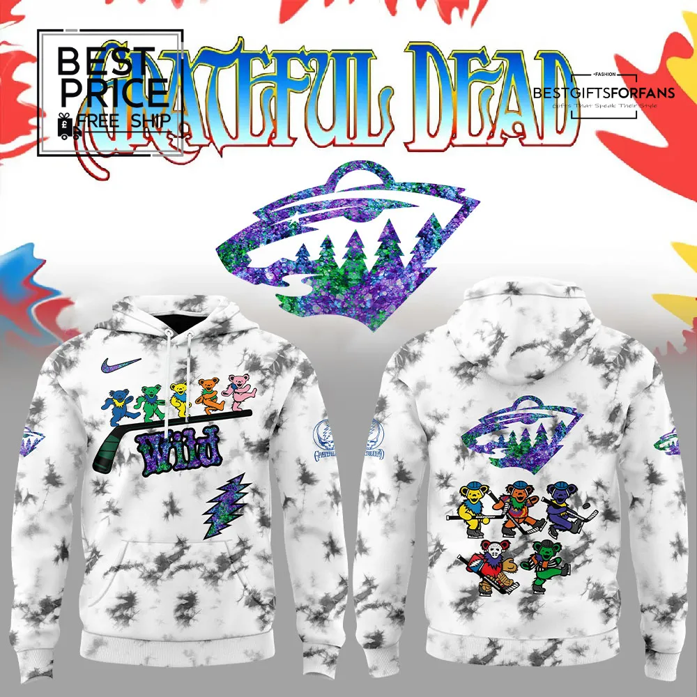 Minnesota Wild Grateful Dead Night Limited Edition Hoodie Minnesota Wild Grateful Dead Night Limited Edition Hoodie