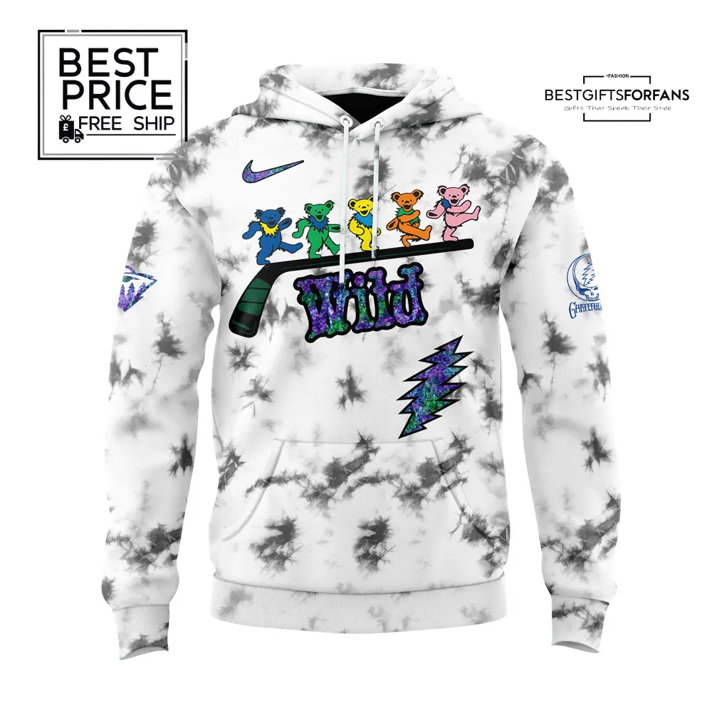 Minnesota Wild Grateful Dead Night Limited Edition Hoodie Minnesota Wild Grateful Dead Night Limited Edition Hoodie