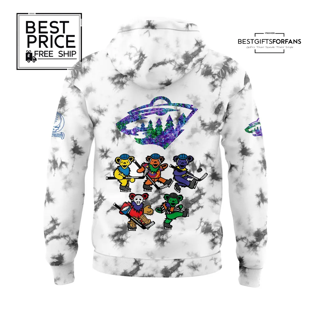 Minnesota Wild Grateful Dead Night Limited Edition Hoodie Minnesota Wild Grateful Dead Night Limited Edition Hoodie