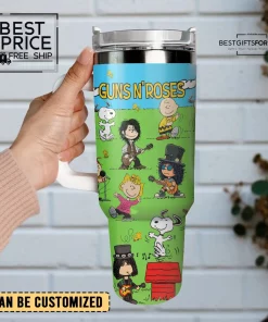 Guns N Roses x Peanuts Custom Limited Edition Stanley Tumbler