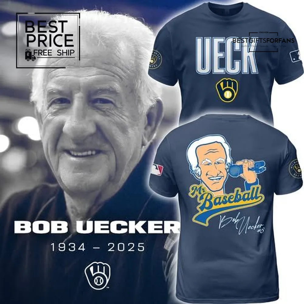 Mr. Baseball Bob Uecker Baseball T-shirt Mr. Baseball Bob Uecker Baseball T-shirt