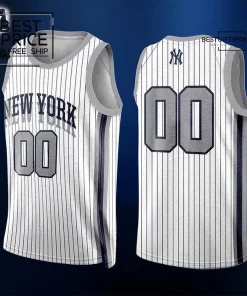 New York Yankees Limited Edition Custom Basketball Jersey