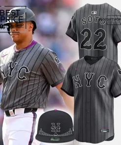 NYC Mets City Connect Style Juan Soto #22 Special Edition Baseball Jersey