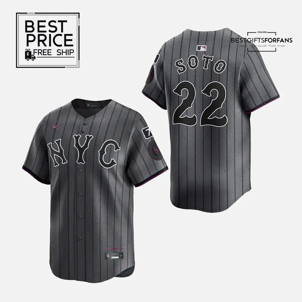 NYC Mets City Connect Style Juan Soto #22 Special Edition Baseball Jersey NYC Mets City Connect Style Juan Soto #22 Special Edition Baseball Jersey