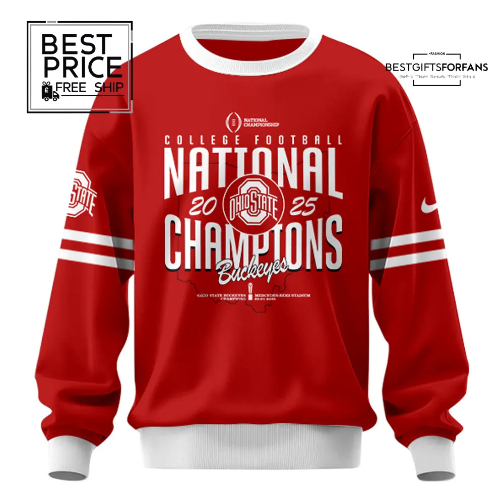 National Champions 2025 Ohio State Buckeyes Limited Edition Sweatshirt National Champions 2025 Ohio State Buckeyes Limited Edition Sweatshirt