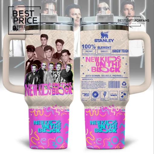 New Kids on the Block Retro Limited Edition Stanley Tumbler