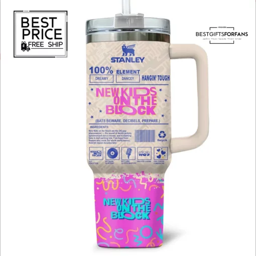New Kids on the Block Retro Limited Edition Stanley Tumbler