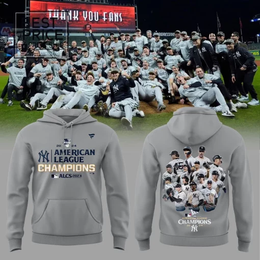 New York Yankees 2024 American League Champions Limited Edition Hoodie