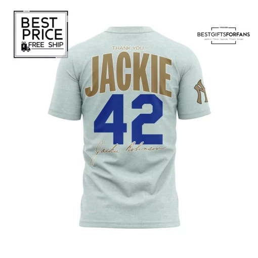 New York Yankees Breaking Barriers Jackie Robinson Tribute T-Shirt