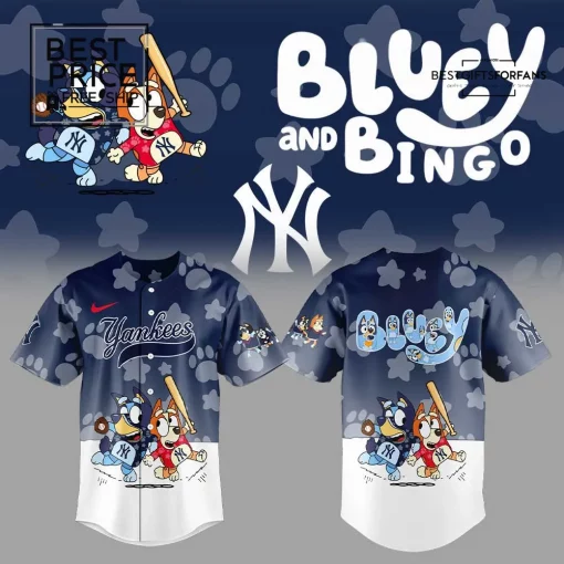 New York Yankees x Bluey & Bingo Limited Edition Baseball Jersey