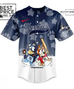 New York Yankees x Bluey & Bingo Limited Edition Baseball Jersey