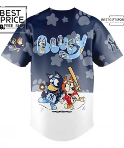 New York Yankees Bluey and Bingo Limited Edition Baseball Jersey 3