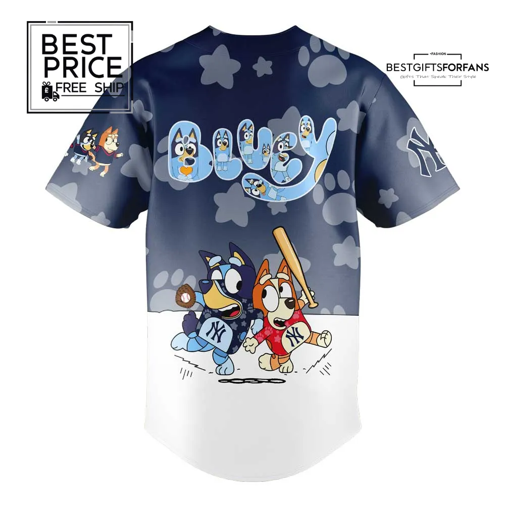 New York Yankees x Bluey & Bingo Limited Edition Baseball Jersey New York Yankees x Bluey & Bingo Limited Edition Baseball Jersey