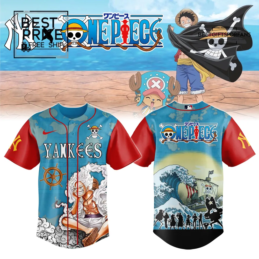 New York Yankees x One Piece Special Edition Baseball Jersey New York Yankees x One Piece Special Edition Baseball Jersey