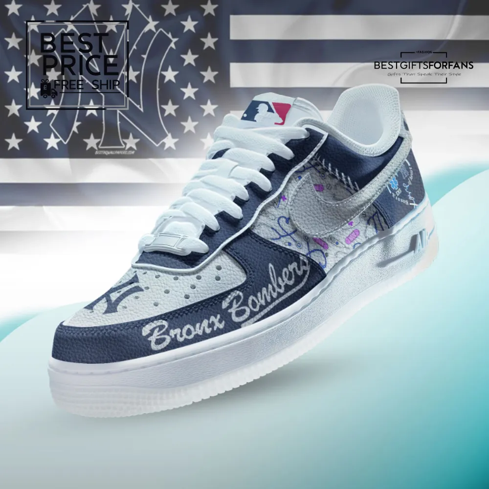 New York Yankees x Healthcare Tribute Custom Nike Air Force 1 Sneakers New York Yankees x Healthcare Tribute Custom Nike Air Force 1 Sneakers