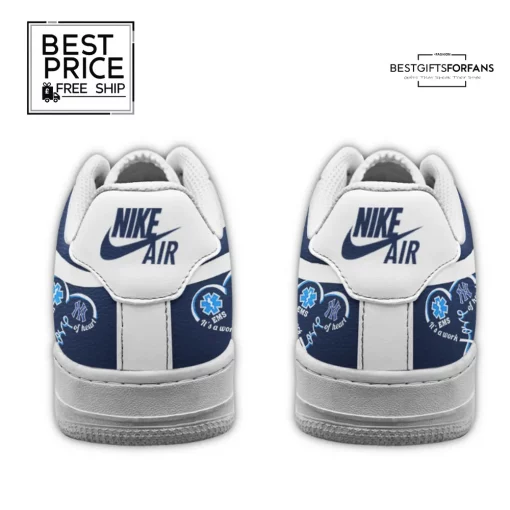 New York Yankees x Healthcare Tribute Custom Nike Air Force 1 Sneakers