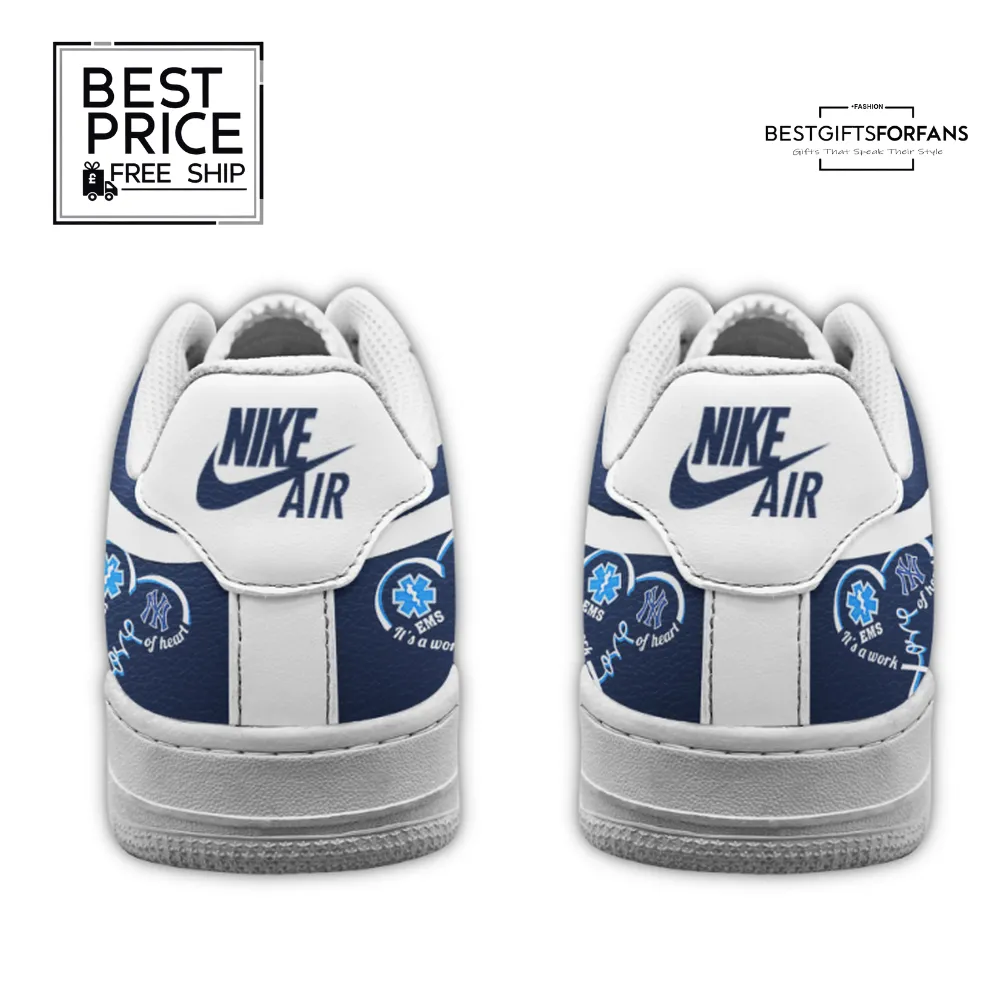 New York Yankees x Healthcare Tribute Custom Nike Air Force 1 Sneakers New York Yankees x Healthcare Tribute Custom Nike Air Force 1 Sneakers