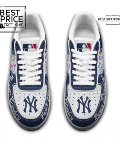 New York Yankees Special Edition Air Force Sneakers 4