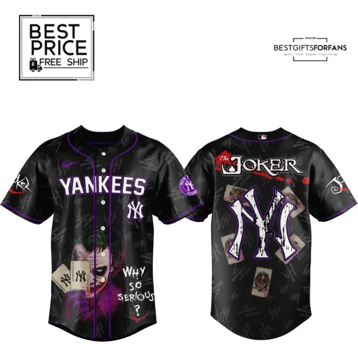 New York Yankees x The Joker Limited Edition Baseball Jersey