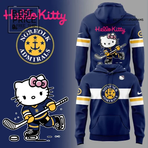 Norfolk Admirals x Hello Kitty Limited Edition Hoodie
