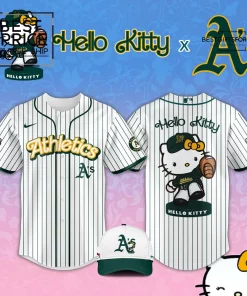 Oakland Athletics x Hello Kitty Night Limited Edition Baseball Jersey