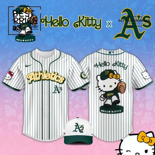 Oakland Athletics x Hello Kitty Night Limited Edition Baseball Jersey
