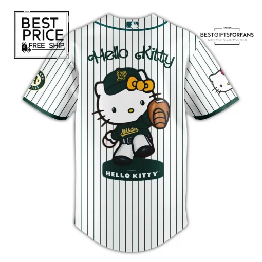 Oakland Athletics x Hello Kitty Night Limited Edition Baseball Jersey