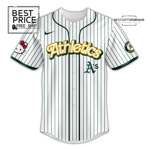 Oakland Athletics x Hello Kitty Night Limited Edition Baseball Jersey