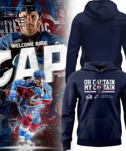 Colorado Avalanche Oh Captain My Captain Gabriel Landeskog Limited Edition Hoodie