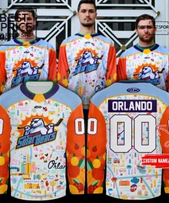 Orlando Solar Bears Orlando 150 Years Limited Edition Hockey Jersey