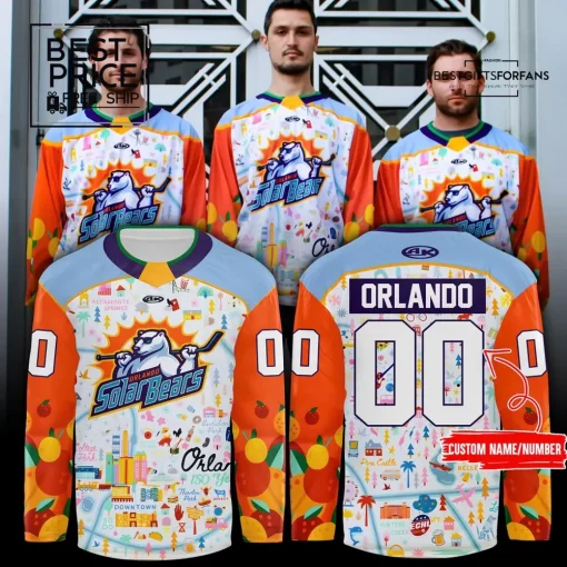 Orlando Solar Bears Orlando 150 Years Limited Edition Hockey Jersey