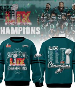 Philadelphia Eagles NFL Super Bowl LIX Champions Limited Edition Sweatshirt