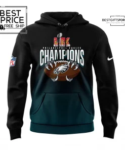 Philadelphia Eagles Super Bowl LIX Champions Special Edition Hoodie