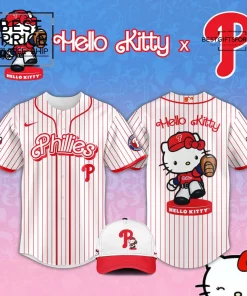 Philadelphia Phillies x Hello Kitty Limited Edition Baseball Jersey