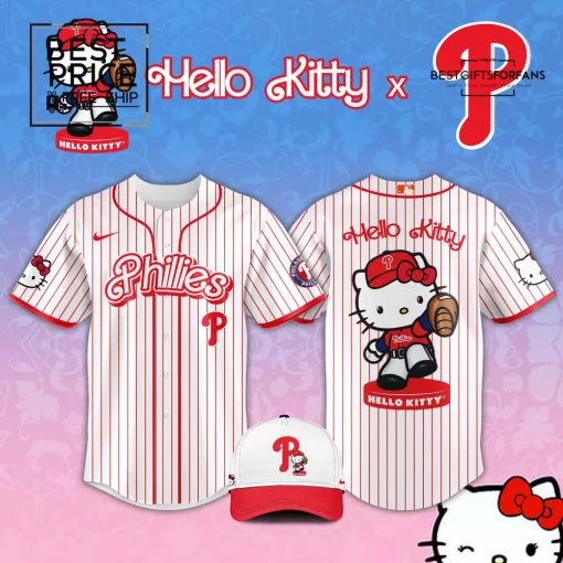 Philadelphia Phillies x Hello Kitty Limited Edition Baseball Jersey