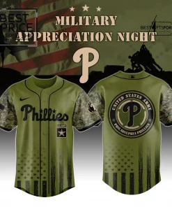 Philadelphia Phillies MLB x Military Appreciation Night Limited Edition 2025 Baseball Jersey