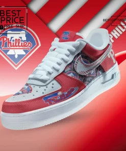 Philadelphia Phillies Custom Nike Air Force 1 Sneakers