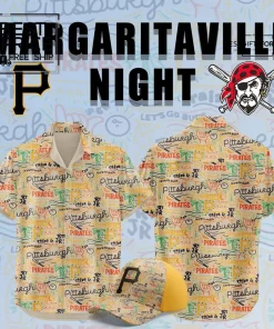 Pittsburgh Pirates Margaritaville Night 2025 Special Edition Hawaiian Shirt