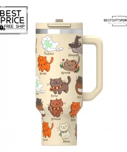 Potter Cats 40oz Limited Edition Stanley Tumbler 1